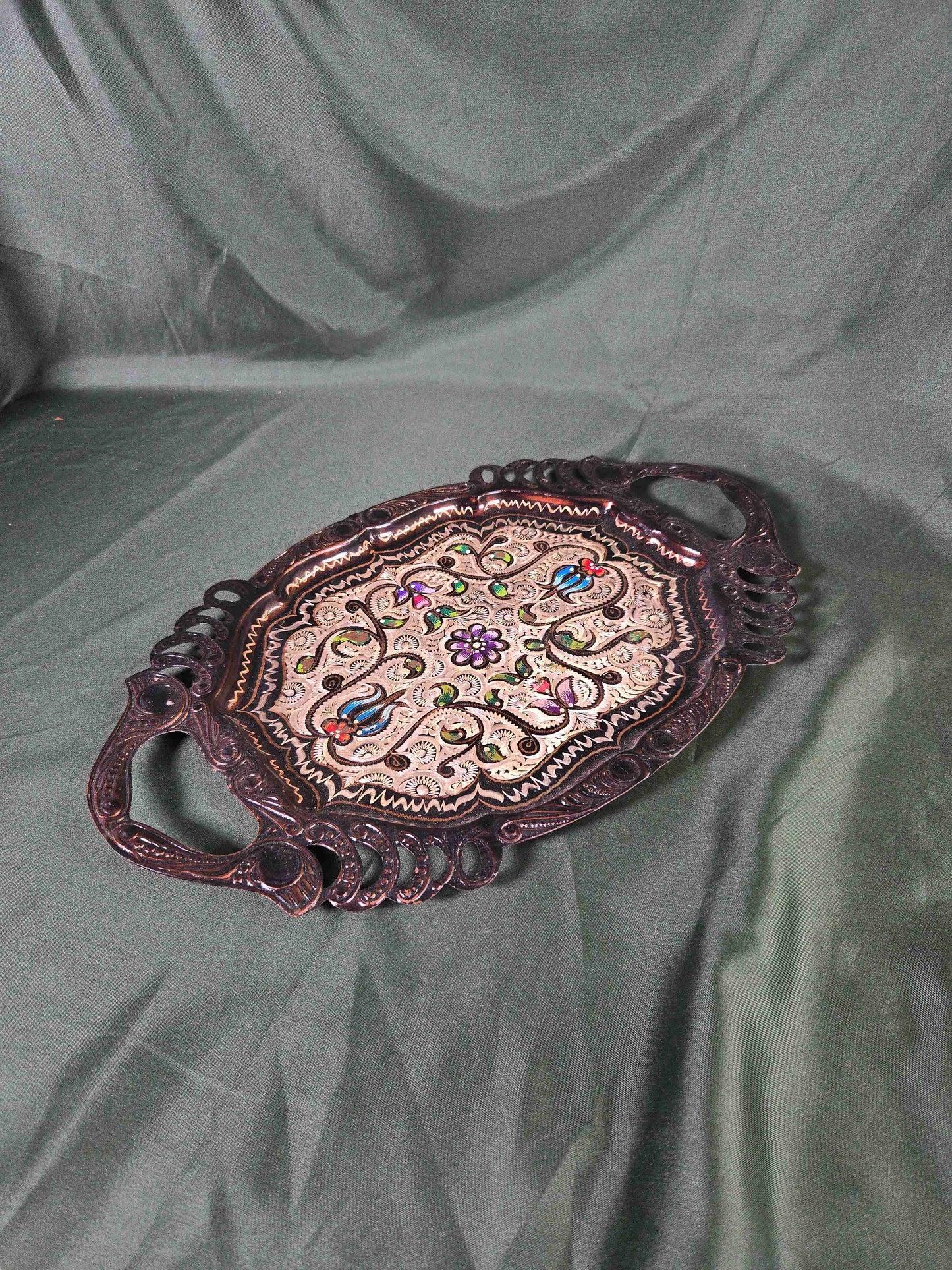 Turkish Enamel Tray