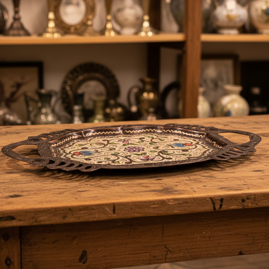 Turkish Enamel Tray