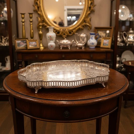Victorian Silver Plated Tray