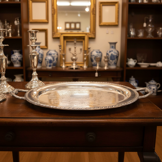 WM Rogers Serving Tray
